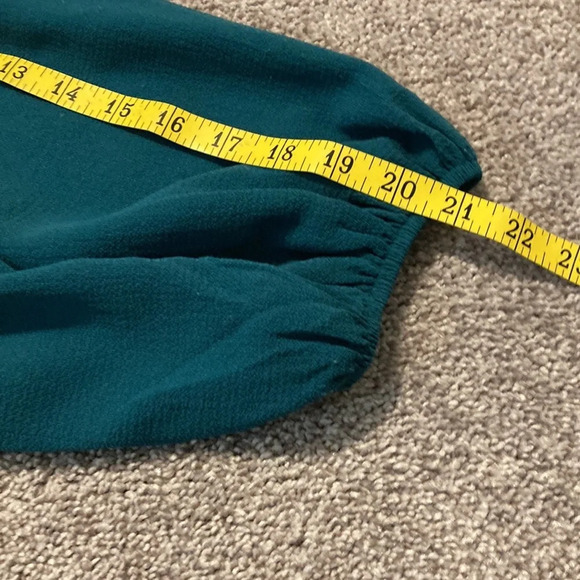 Blue Rain Green Blouse XL - Picture 15 of 15